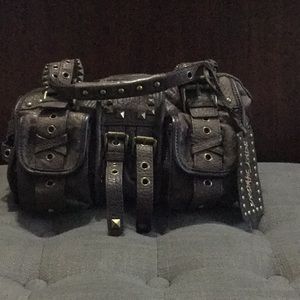 Betsey Johnson vintage leather satchel